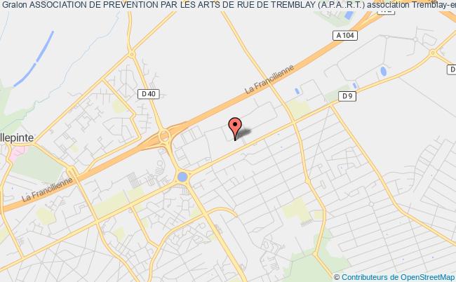 plan association Association De Prevention Par Les Arts De Rue De Tremblay (a.p.a..r.t.) Tremblay-en-France