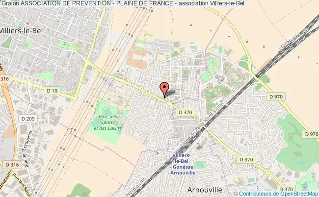 plan association Association De Prevention - Plaine De France - Villiers-le-Bel