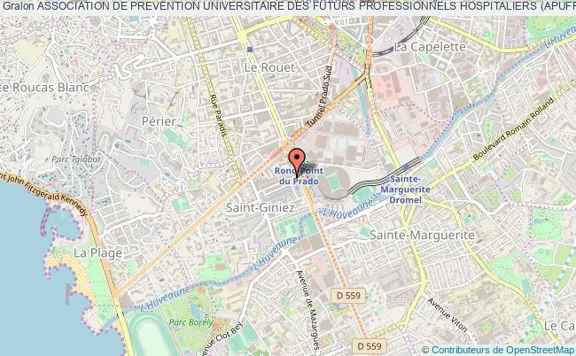 plan association Association De Prevention Universitaire Des Futurs Professionnels Hospitaliers (apufph) Marseille