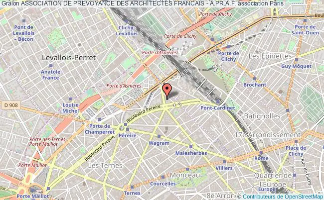 plan association Association De Prevoyance Des Architectes Francais - A.pr.a.f. Paris