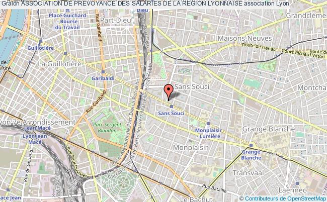 plan association Association De Prevoyance Des Salaries De La Region Lyonnaise Lyon 3e Arrondissement