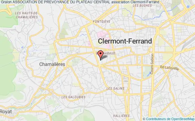 plan association Association De Prevoyance Du Plateau Central Clermont-Ferrand