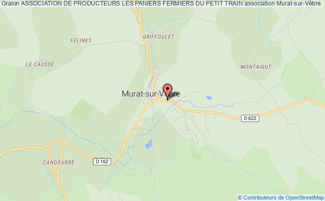 plan association Association De Producteurs Les Paniers Fermiers Du Petit Train Murat-sur-Vèbre