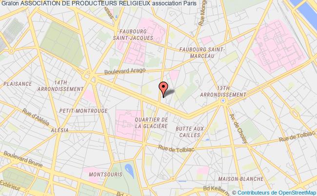 plan association Association De Producteurs Religieux Paris