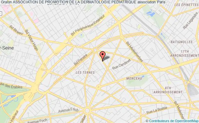 plan association Association De Promotion De La Dermatologie Pediatrique Paris