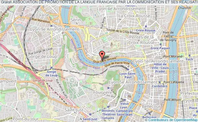 plan association Association De Promotion De La Langue Francaise Par La Communication Et Ses Realisations (aplfcr) Lyon