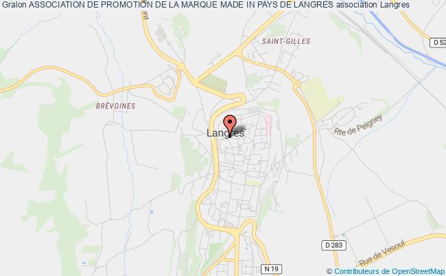 plan association Association De Promotion De La Marque Made In Pays De Langres Langres