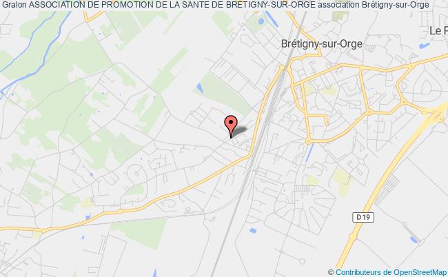 plan association Association De Promotion De La Sante De Bretigny-sur-orge Brétigny-sur-Orge
