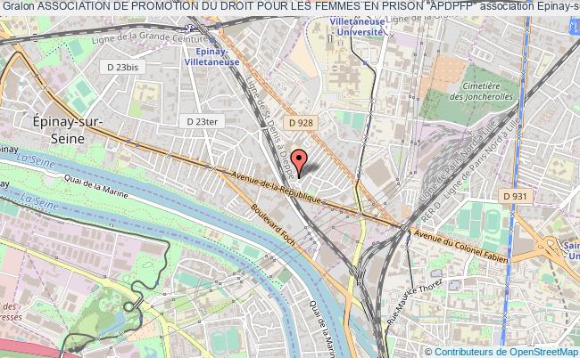 plan association Association De Promotion Du Droit Pour Les Femmes En Prison "apdpfp" Épinay-sur-Seine