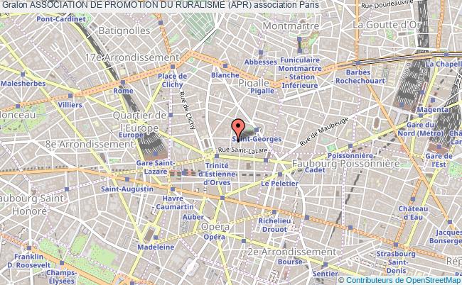 plan association Association De Promotion Du Ruralisme (apr) Paris