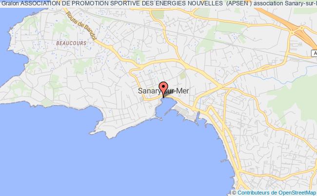 plan association Association De Promotion Sportive Des Energies Nouvelles  (apsen ) Sanary-sur-Mer