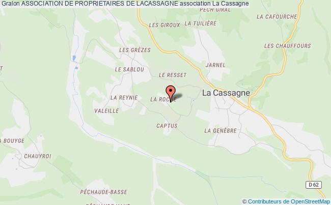 plan association Association De Proprietaires De Lacassagne La    Cassagne