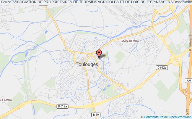 ASSOCIATION DE PROPRIÉTAIRES DE TERRAINS AGRICOLES ET DE LOISIRS "ESPINASSERA"