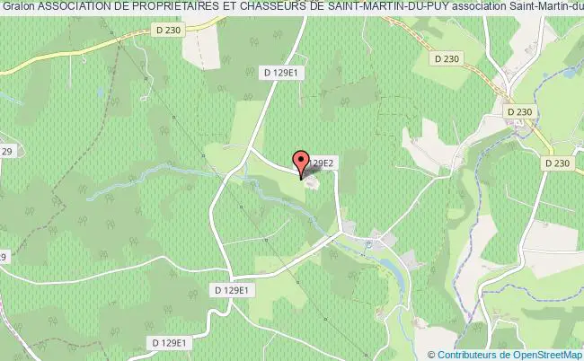 plan association Association De Proprietaires Et Chasseurs De Saint-martin-du-puy Saint-Martin-du-Puy
