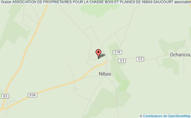 ASSOCIATION DE PROPRIETAIRES POUR LA CHASSE BOIS ET PLAINES DE NIBAS SAUCOURT