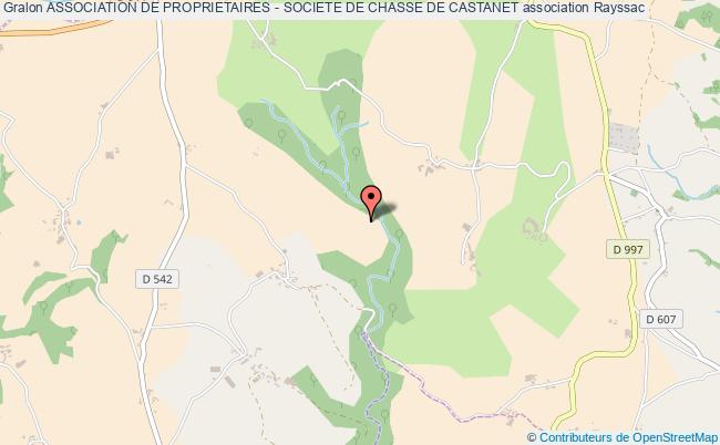 ASSOCIATION DE PROPRIETAIRES - SOCIETE DE CHASSE DE CASTANET