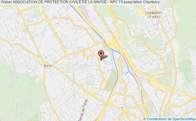 plan association Association De Protection Civile De La Savoie - Apc 73 Chambéry