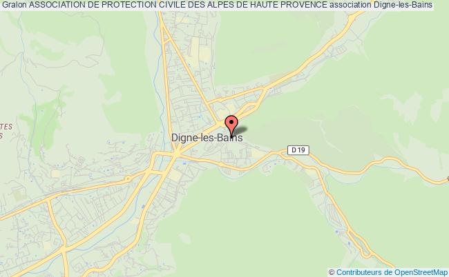 plan association Association De Protection Civile Des Alpes De Haute Provence Digne-les-Bains