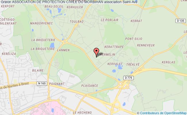 plan association Association De Protection Civile Du Morbihan Saint-Avé