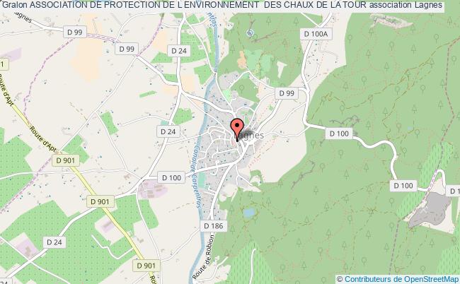 plan association Association De Protection De L Environnement  Des Chaux De La Tour Lagnes