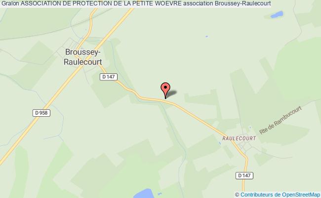 plan association Association De Protection De La Petite Woevre Broussey-Raulecourt