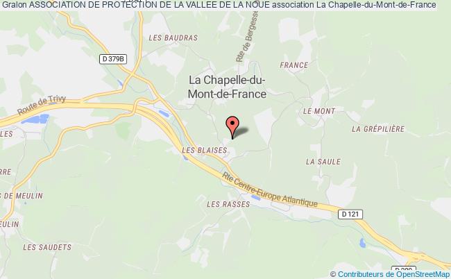 plan association Association De Protection De La Vallee De La Noue La    Chapelle-du-Mont-de-France