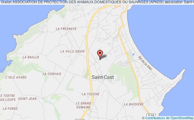 plan association Association De Protection Des Animaux Domestiques Ou Sauvages (apads) Saint-Cast-le-Guildo