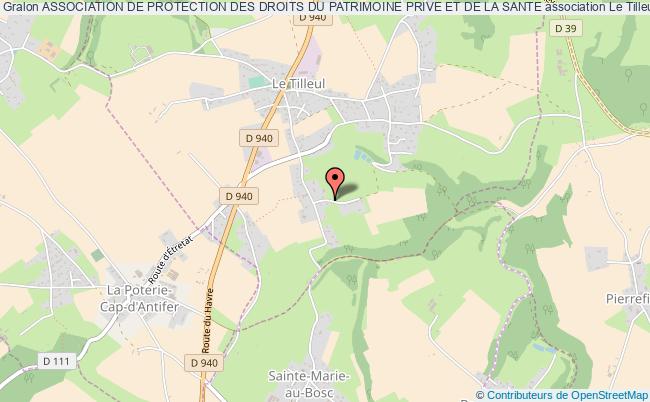 plan association Association De Protection Des Droits Du Patrimoine Prive Et De La Sante Le    Tilleul