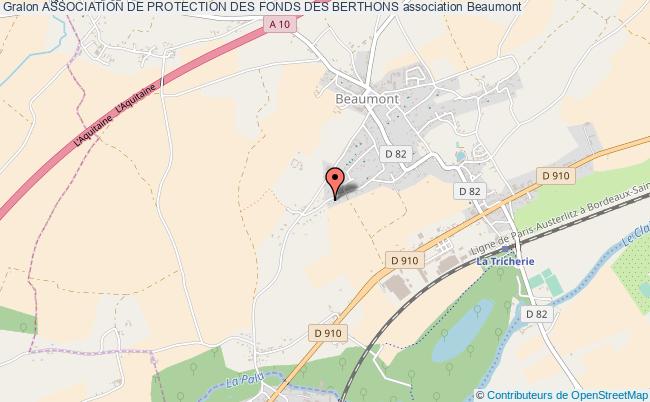 plan association Association De Protection Des Fonds Des Berthons Beaumont