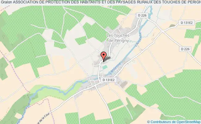 plan association Association De Protection Des Habitants Et Des Paysages Ruraux Des Touches De Perigny Et Ses Environs Touches-de-Périgny