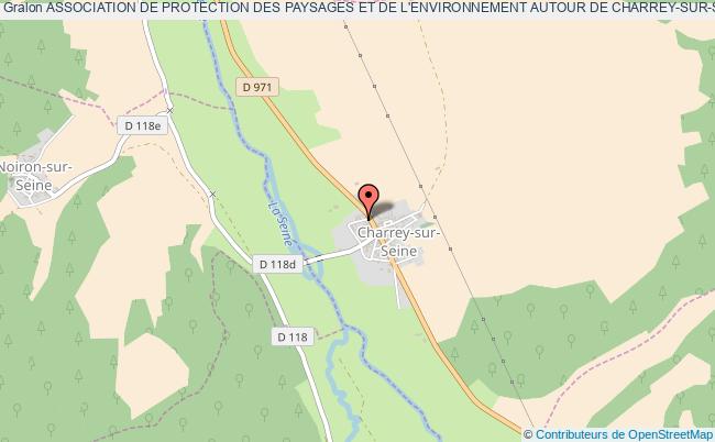 plan association Association De Protection Des Paysages Et De L'environnement Autour De Charrey-sur-seine Et Du Mont Lassois (dame De Vix) - Appecl Charrey-sur-Seine