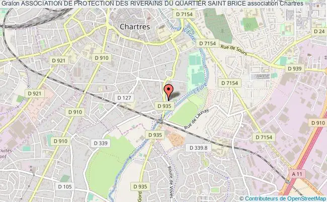 plan association Association De Protection Des Riverains Du Quartier Saint Brice Chartres