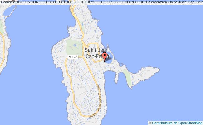 plan association Association De Protection Du Littoral, Des Caps Et Corniches Saint-Jean-Cap-Ferrat