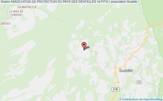 plan association Association De Protection Du Pays Des Dentelles (a.p.p.d.) Suzette