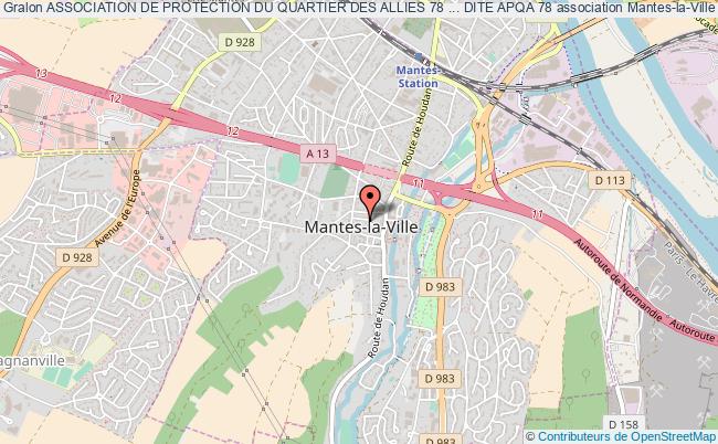 plan association Association De Protection Du Quartier Des Allies 78 ... Dite Apqa 78 Mantes-la-Ville