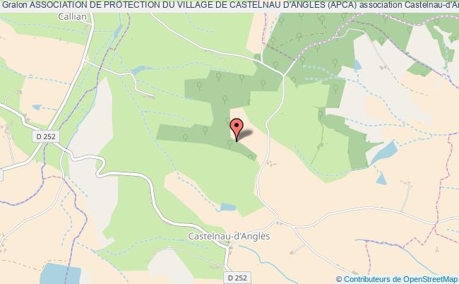 plan association Association De Protection Du Village De Castelnau D'angles (apca) Castelnau-d'Anglès