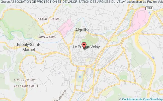 plan association Association De Protection Et De Valorisation Des Argiles Du Velay Le    Puy-en-Velay