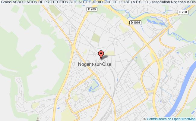plan association Association De Protection Sociale Et Juridique De L'oise (a.p.s.j.o.) Nogent-sur-Oise