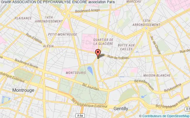 plan association Association De Psychanalyse Encore Paris