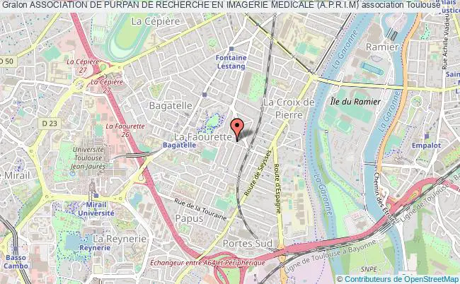 plan association Association De Purpan De Recherche En Imagerie Medicale (a.p.r.i.m) Toulouse