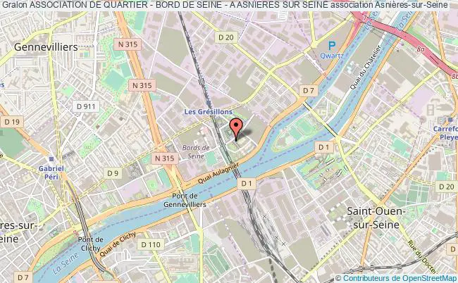 plan association Association De Quartier - Bord De Seine - A Asnieres Sur Seine Asnières-sur-Seine