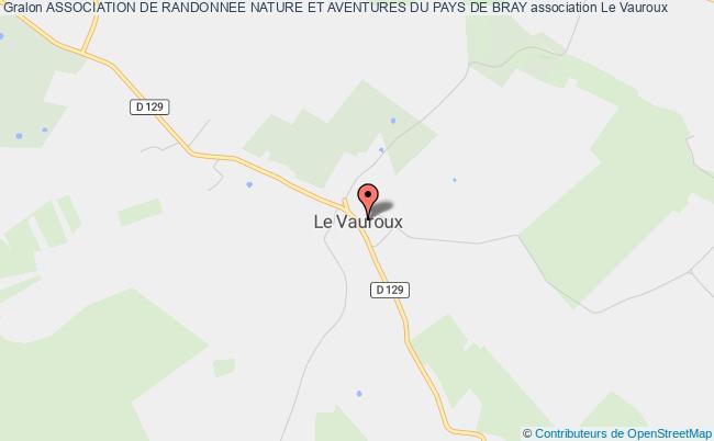 plan association Association De Randonnee Nature Et Aventures Du Pays De Bray Le Vauroux