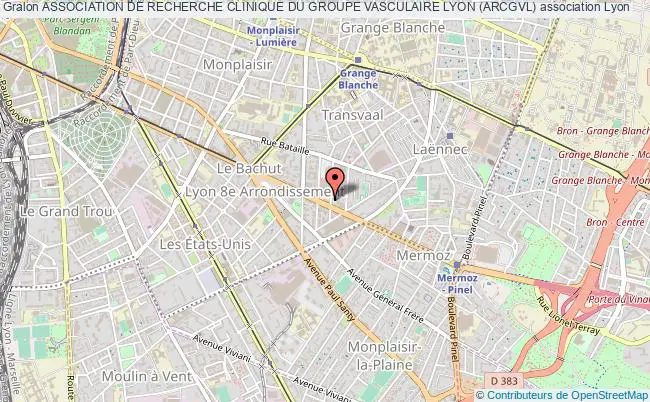 plan association Association De Recherche Clinique Du Groupe Vasculaire Lyon (arcgvl) Lyon
