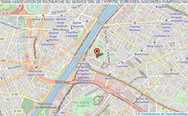 plan association Association De Recherche Du Service Orl De L'hopital Europeen Goeorges Pompidou Hegp Paris