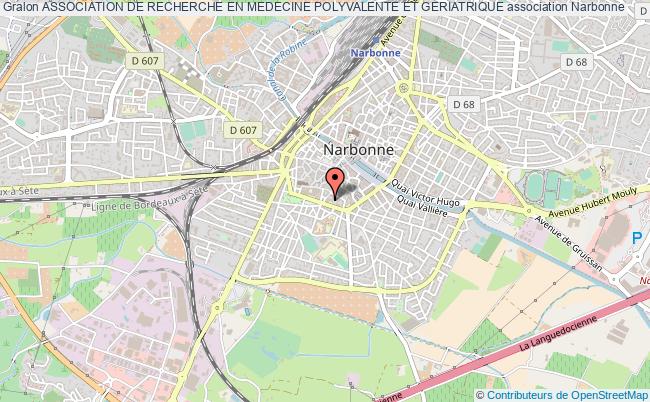 plan association Association De Recherche En Medecine Polyvalente Et Geriatrique Narbonne