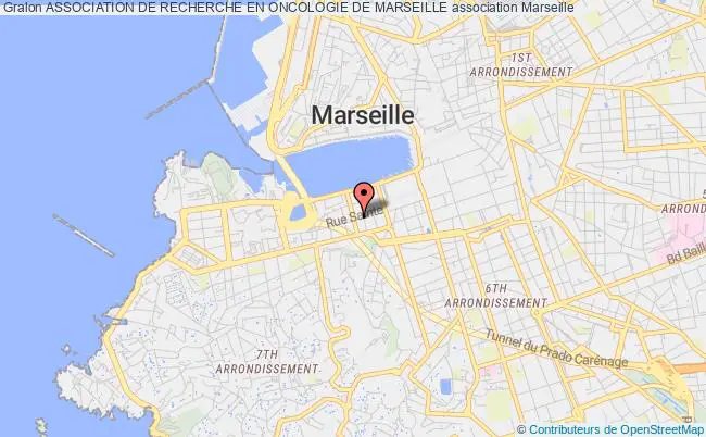 plan association Association De Recherche En Oncologie De Marseille Marseille 7