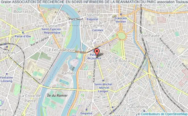 plan association Association De Recherche En Soins Infirmiers De La RÉanimation Du Parc Toulouse Cedex 4