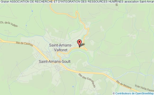 plan association Association De Recherche Et D'integration Des Ressources Humaines Saint-Amans-Valtoret
