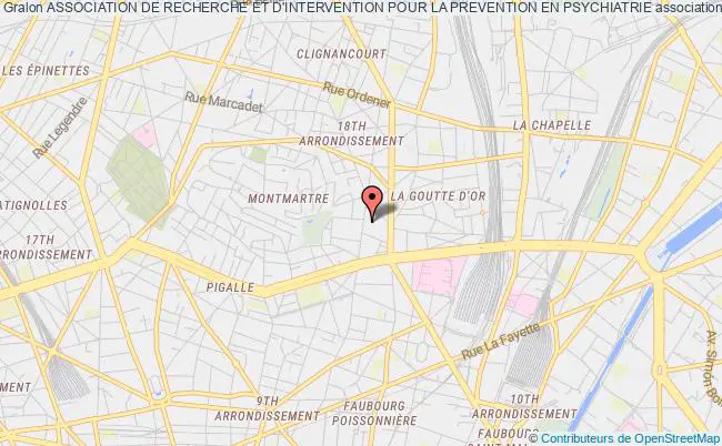 plan association Association De Recherche Et D'intervention Pour La Prevention En Psychiatrie Paris
