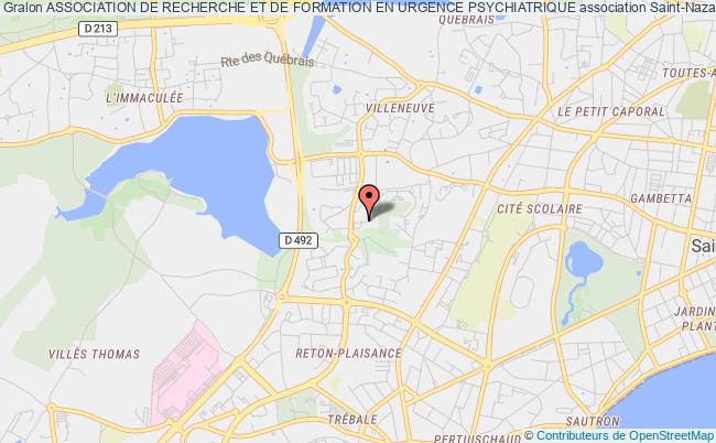 plan association Association De Recherche Et De Formation En Urgence Psychiatrique Saint-Nazaire